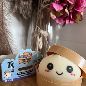 Squishy Dumpling, iso 8,5cm, valkoinen